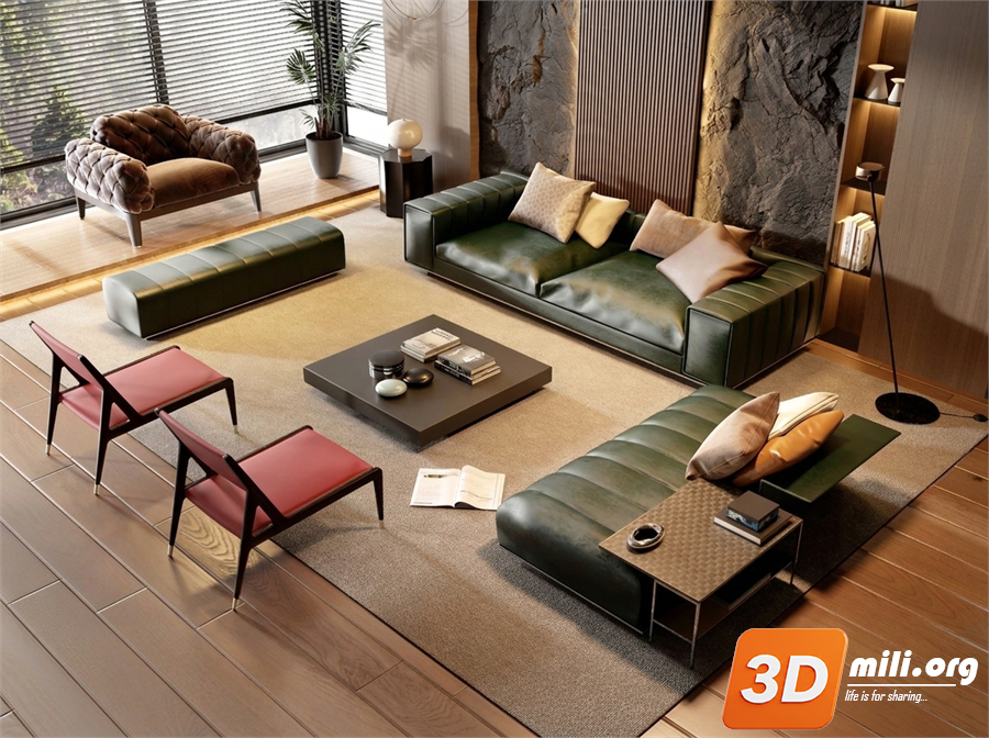 Sofa Minotti Skp Files 